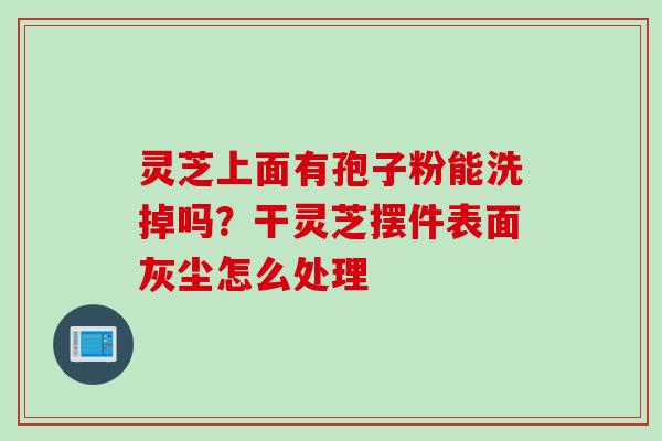 灵芝上面有孢子粉能洗掉吗？干灵芝摆件表面灰尘怎么处理
