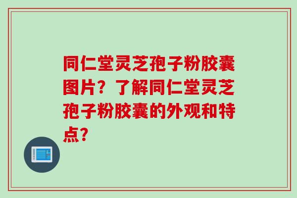 同仁堂灵芝孢子粉胶囊图片？了解同仁堂灵芝孢子粉胶囊的外观和特点？