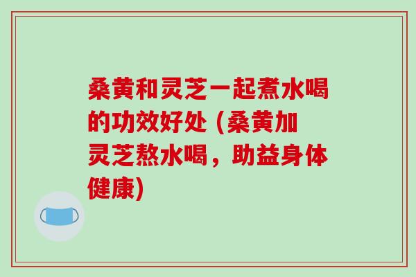 桑黄和灵芝一起煮水喝的功效好处 (桑黄加灵芝熬水喝,助益身体健康) 桑黄和灵芝一起煮水喝的功效好处 (桑黄加灵芝熬水喝,助益身体健康)