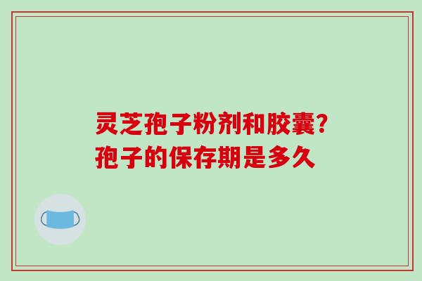 灵芝孢子粉剂和胶囊？孢子的保存期是多久