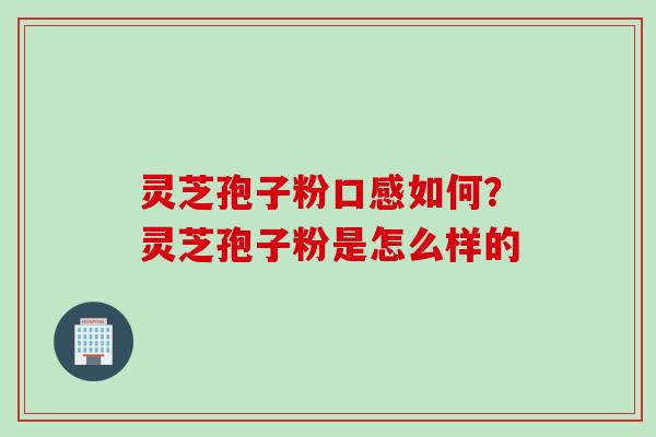 灵芝孢子粉口感如何？灵芝孢子粉是怎么样的