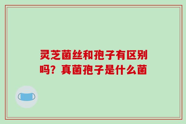 灵芝菌丝和孢子有区别吗？真菌孢子是什么菌