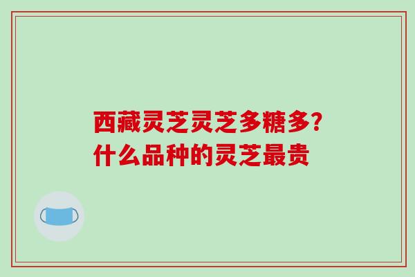 西藏灵芝灵芝多糖多？什么品种的灵芝最贵