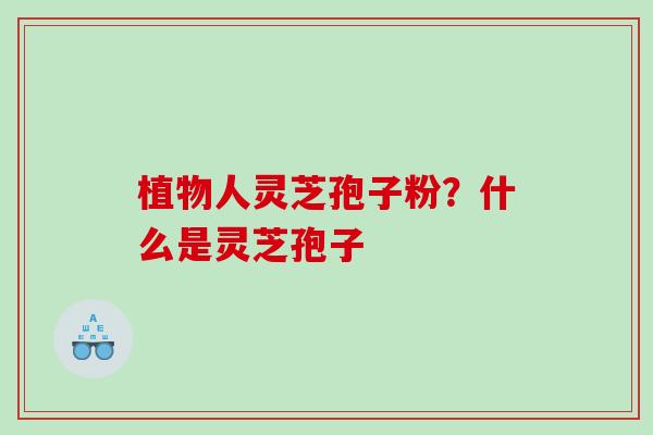植物人灵芝孢子粉？什么是灵芝孢子