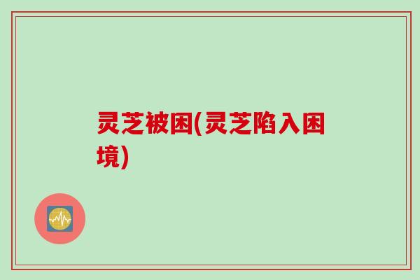 灵芝被困(灵芝陷入困境)