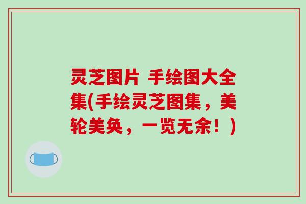 灵芝图片 手绘图大全集(手绘灵芝图集，美轮美奂，一览无余！)