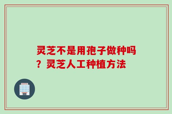 灵芝不是用孢子做种吗？灵芝人工种植方法