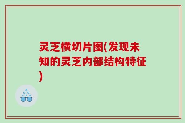 灵芝横切片图(发现未知的灵芝内部结构特征)