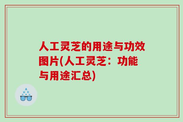 人工灵芝的用途与功效图片(人工灵芝：功能与用途汇总)