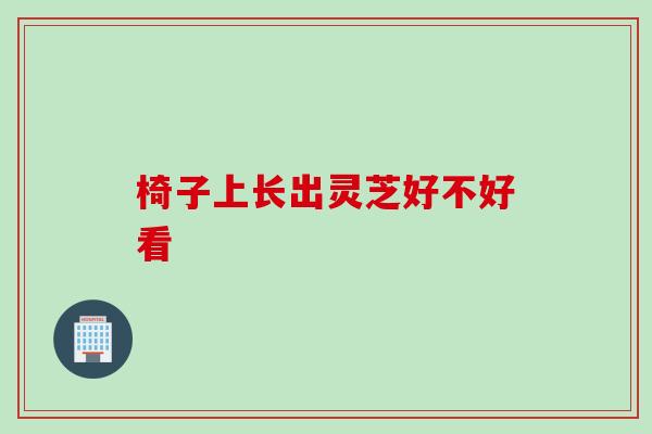 椅子上长出灵芝好不好看
