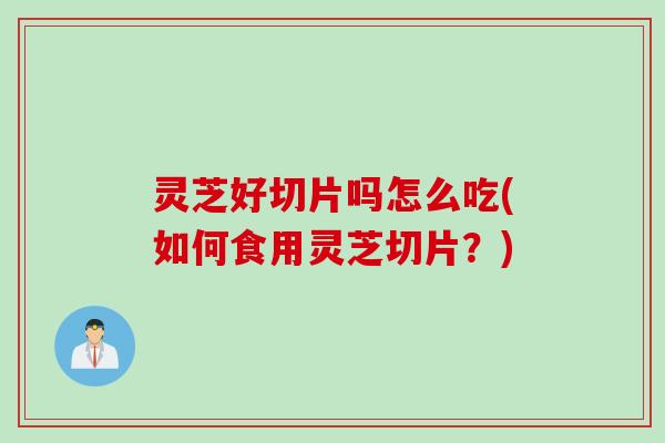 灵芝好切片吗怎么吃(如何食用灵芝切片？)