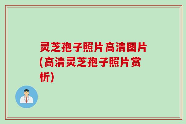 灵芝孢子照片高清图片(高清灵芝孢子照片赏析)