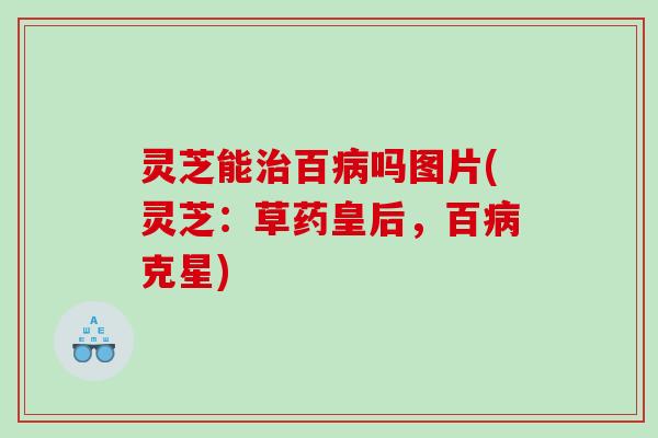 灵芝能治百病吗图片(灵芝：草药皇后，百病克星)