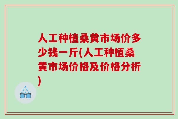 人工种植桑黄市场价多少钱一斤(人工种植桑黄市场价格及价格分析)