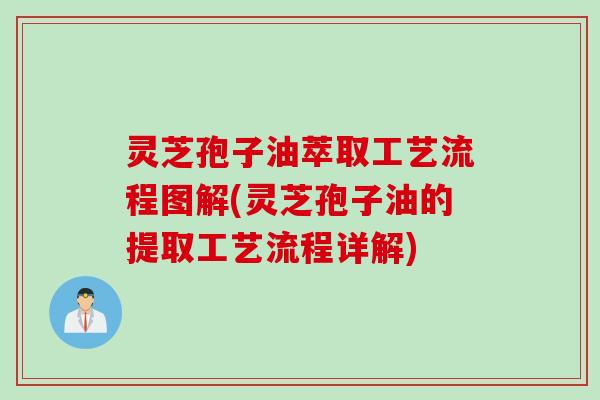 灵芝孢子油萃取工艺流程图解(灵芝孢子油的提取工艺流程详解)