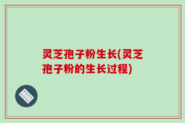 灵芝孢子粉生长(灵芝孢子粉的生长过程)