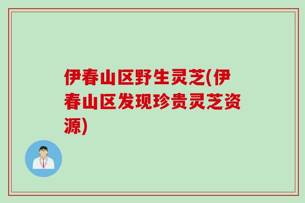 伊春山区野生灵芝(伊春山区发现珍贵灵芝资源)