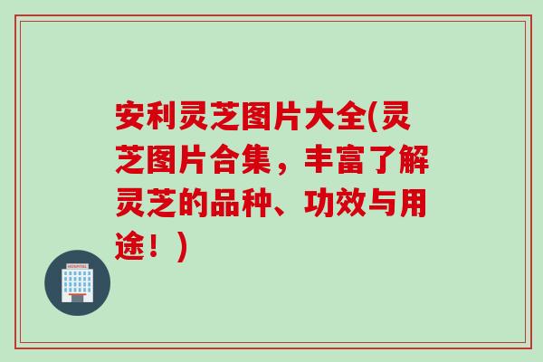 安利灵芝图片大全(灵芝图片合集，丰富了解灵芝的品种、功效与用途！)