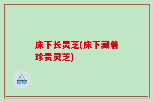 床下长灵芝(床下藏着珍贵灵芝)