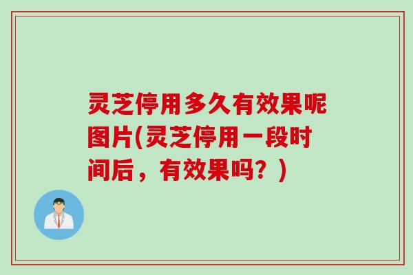 灵芝停用多久有效果呢图片(灵芝停用一段时间后，有效果吗？)