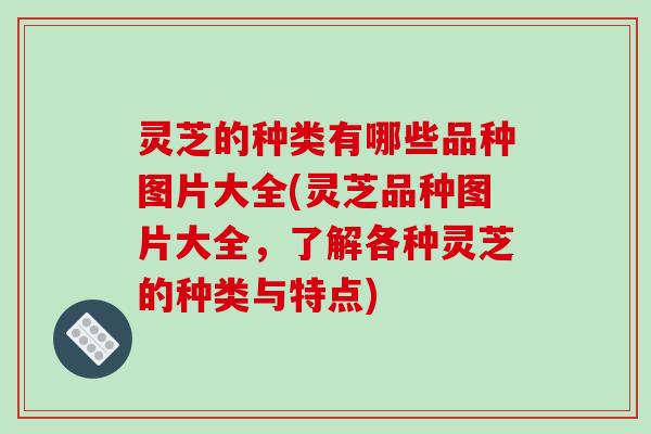 灵芝的种类有哪些品种图片大全(灵芝品种图片大全，了解各种灵芝的种类与特点)