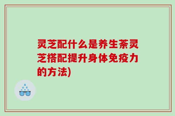 灵芝配什么是养生荼灵芝搭配提升身体免疫力的方法)