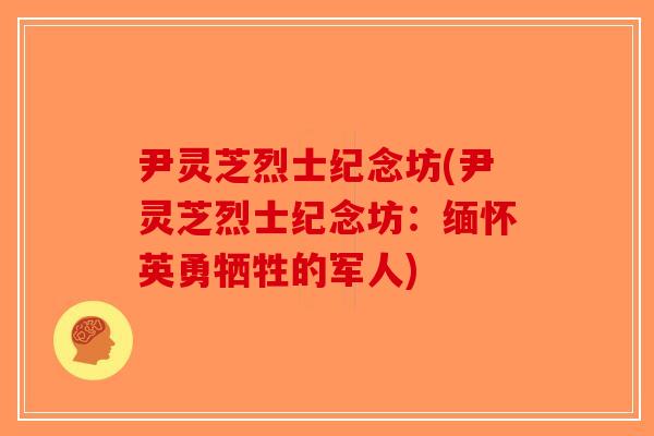 尹灵芝烈士纪念坊(尹灵芝烈士纪念坊：缅怀英勇牺牲的军人)