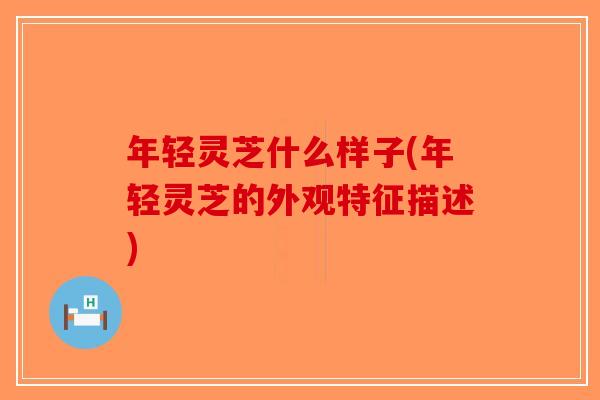 年轻灵芝什么样子(年轻灵芝的外观特征描述)